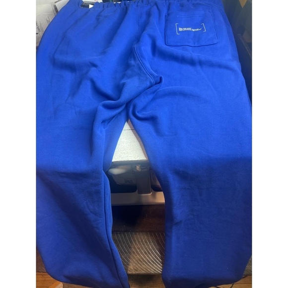 Adidas Sweatpants Womens Size 2X Semi Lucid Blue Multi Sport Joggers Drawstring - Picture 2 of 7